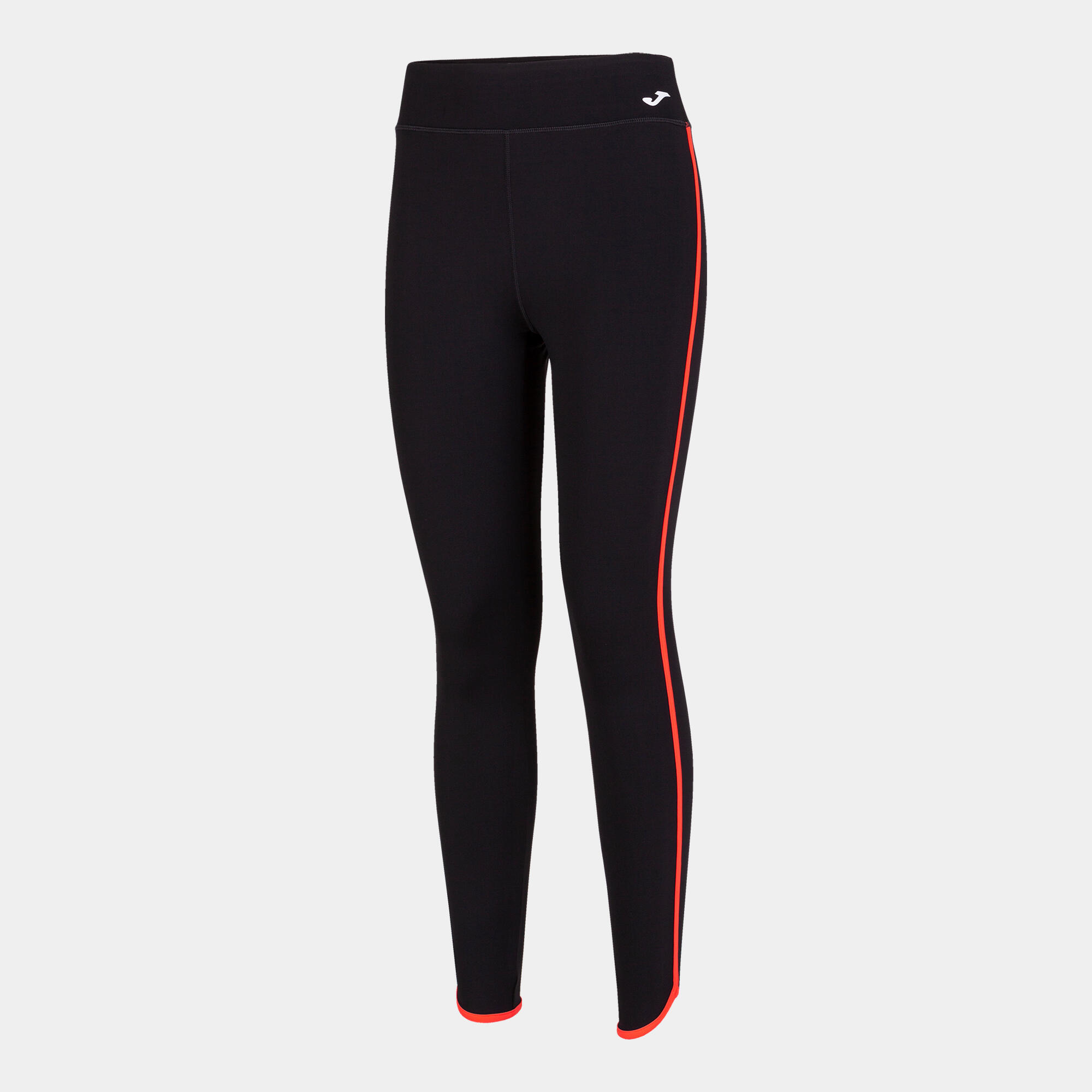 Joma - Legging Long Padel Femme Joma Combi Torneo Noir - Legging - Noir|orange|rouge - Decathlon
