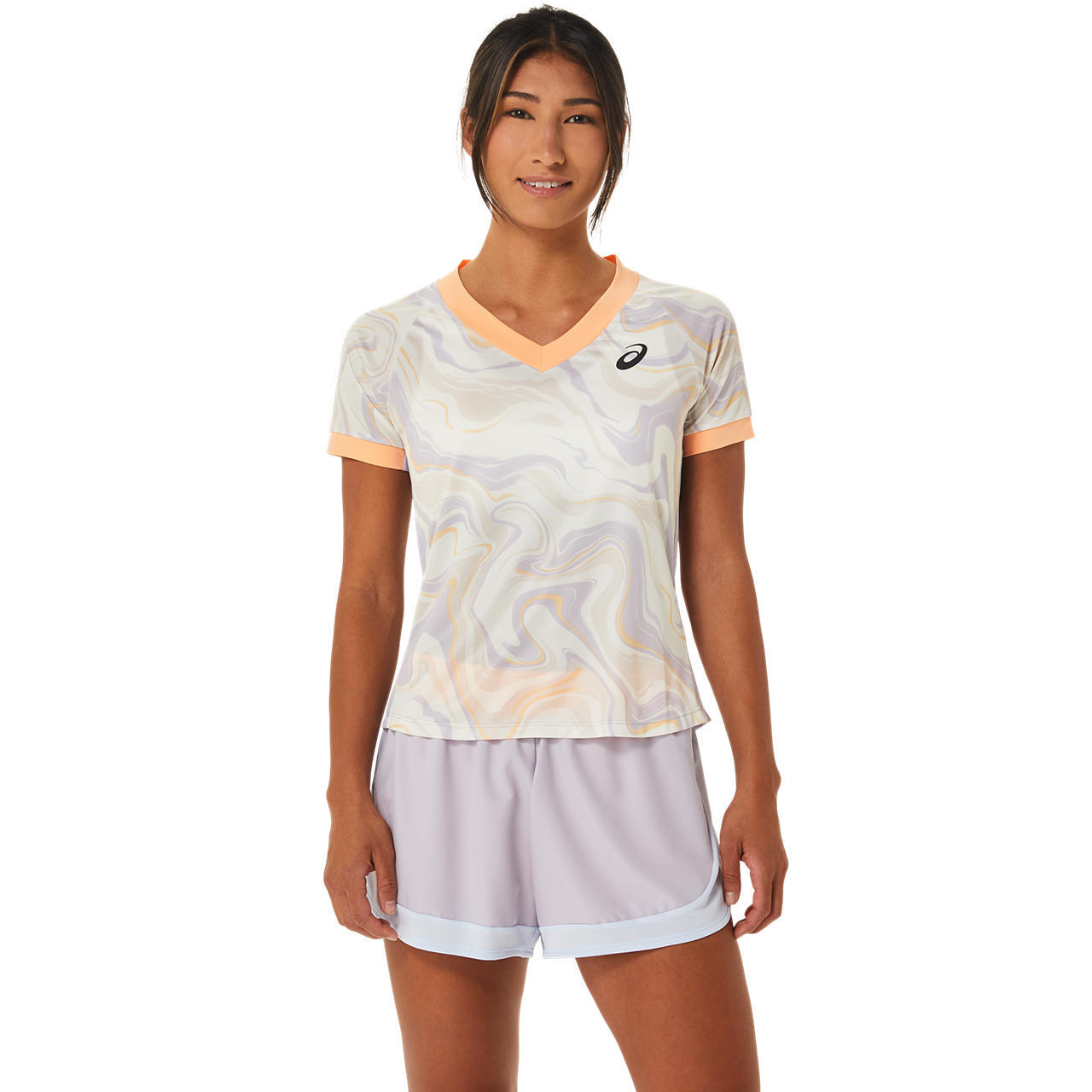 WOMEN'S ASICS MATCH GRAPHIC SS TOP 2042A251 TANK TOP 2/3