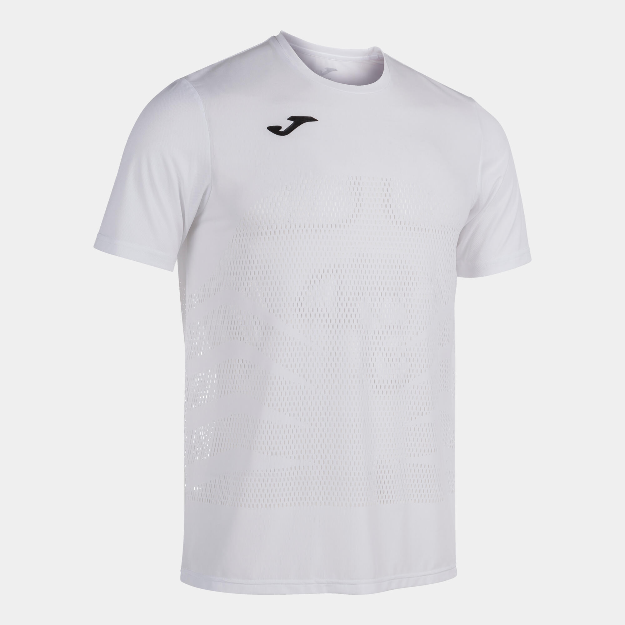 Maillot Manches Courtes Running Homme Joma Marathon Blanc 3/4