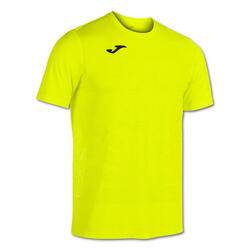 Maillot Manches Courtes Running Homme Joma Marathon Jaune Fluo