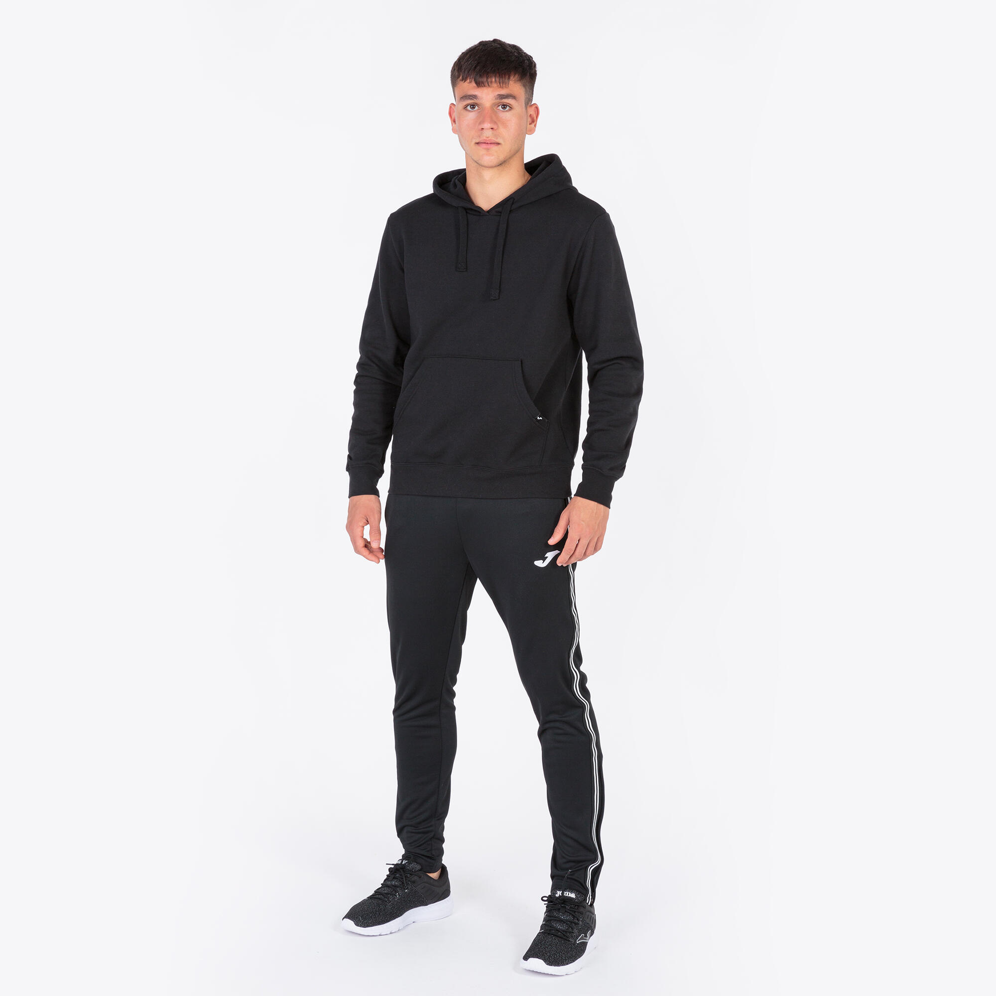 Sudadera Con Capucha Niños Joma Montana Negro 4/5