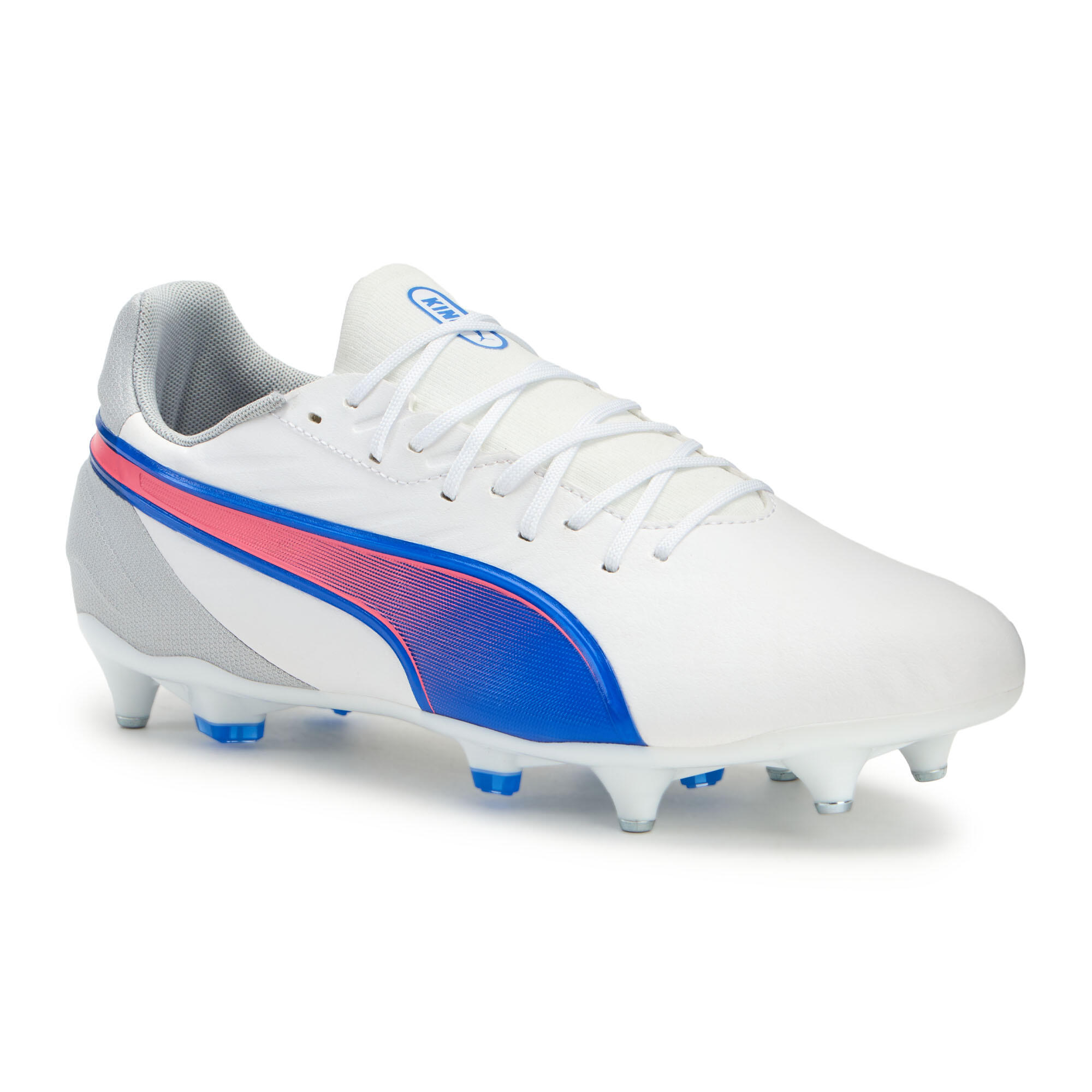 Puma - Chaussures De Football Homme Puma King Match Mxsg - Chaussures À Crampons - Blanc - 40 - Decathlon