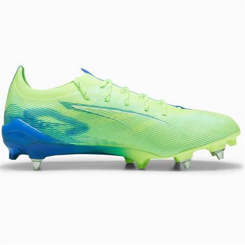 Botas De Fútbol Puma Ultra 5 Ultimate Mxsg Verde Y Azul
