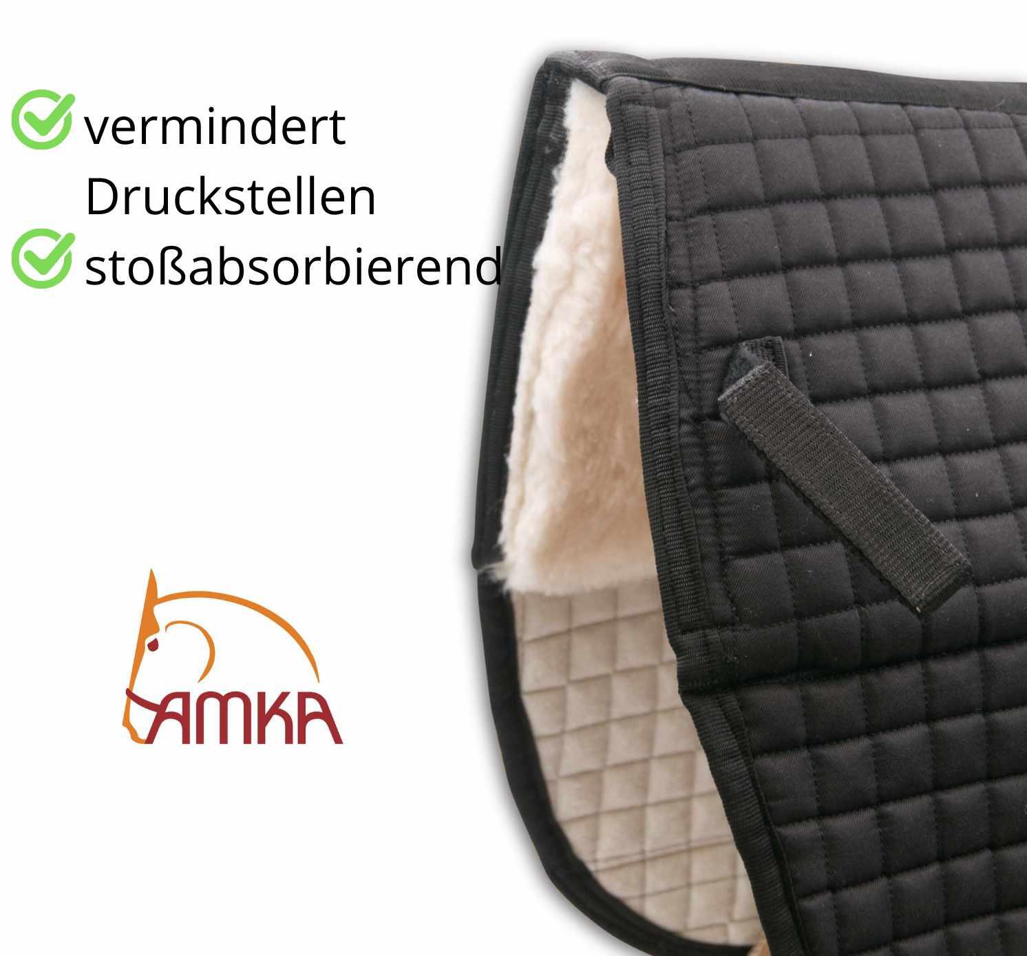 AMKA Korrektur Satteldecke baumlose Sättel Sattelunterlage für Sattel 2/4
