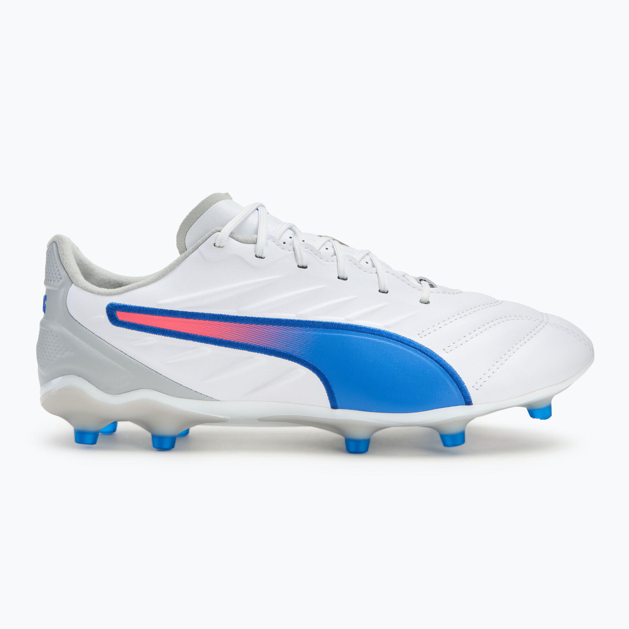 Chuteiras PUMA King Pro FG/AG Brancas 2/15