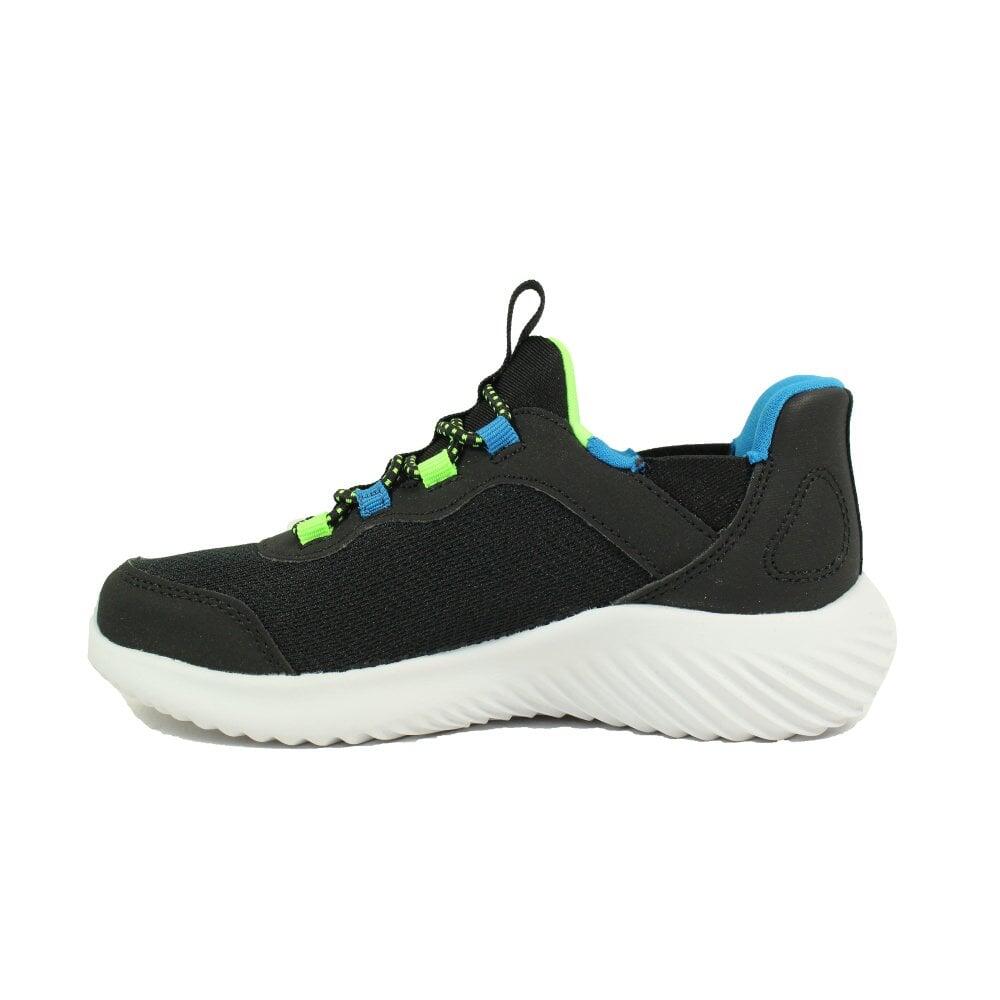 Zapatillas Skechers Niño Bounder - Brisk-Burst Negras 6/7
