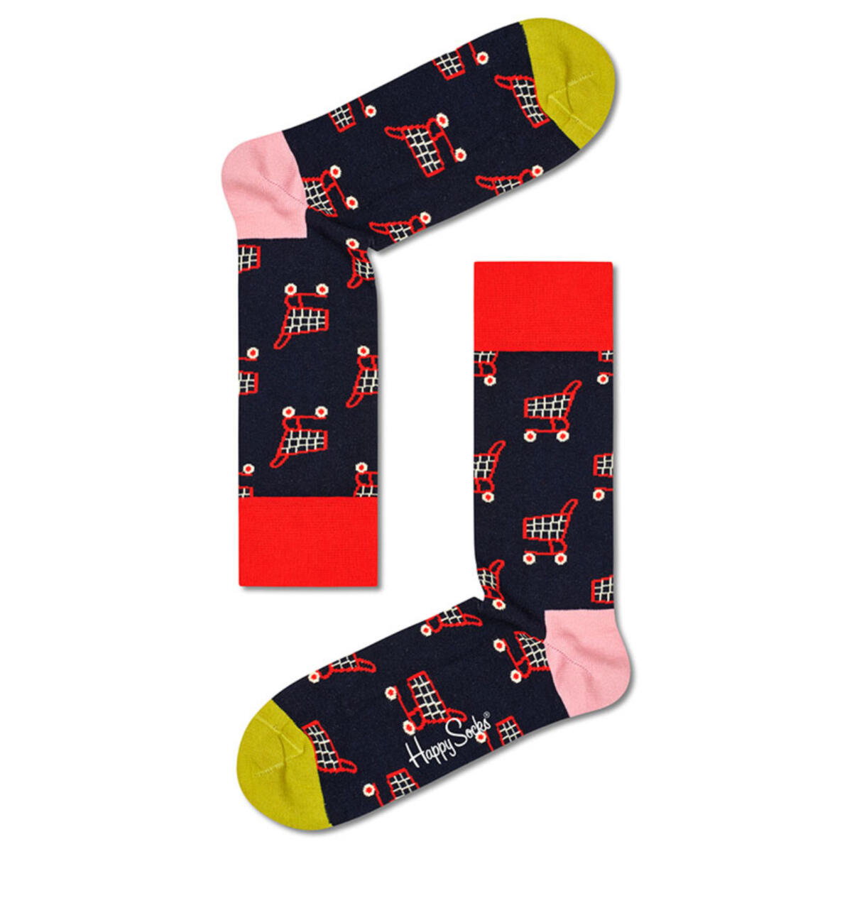 Chaussettes Happy Socks Modèle Shop Til You Couleur Bleu 2/7