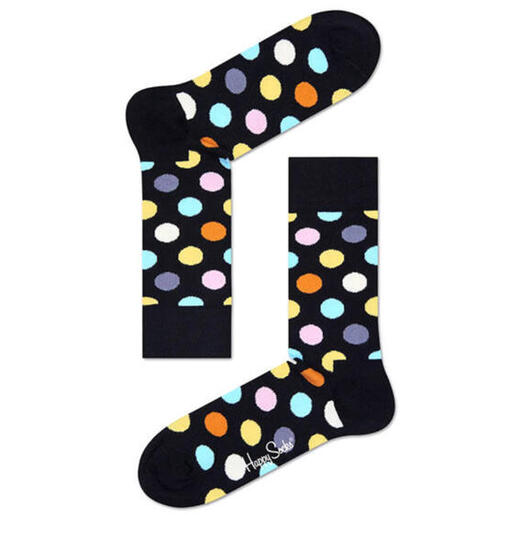 Socken Happy Socks Modell Big Dot Sock Farbe Schwarz