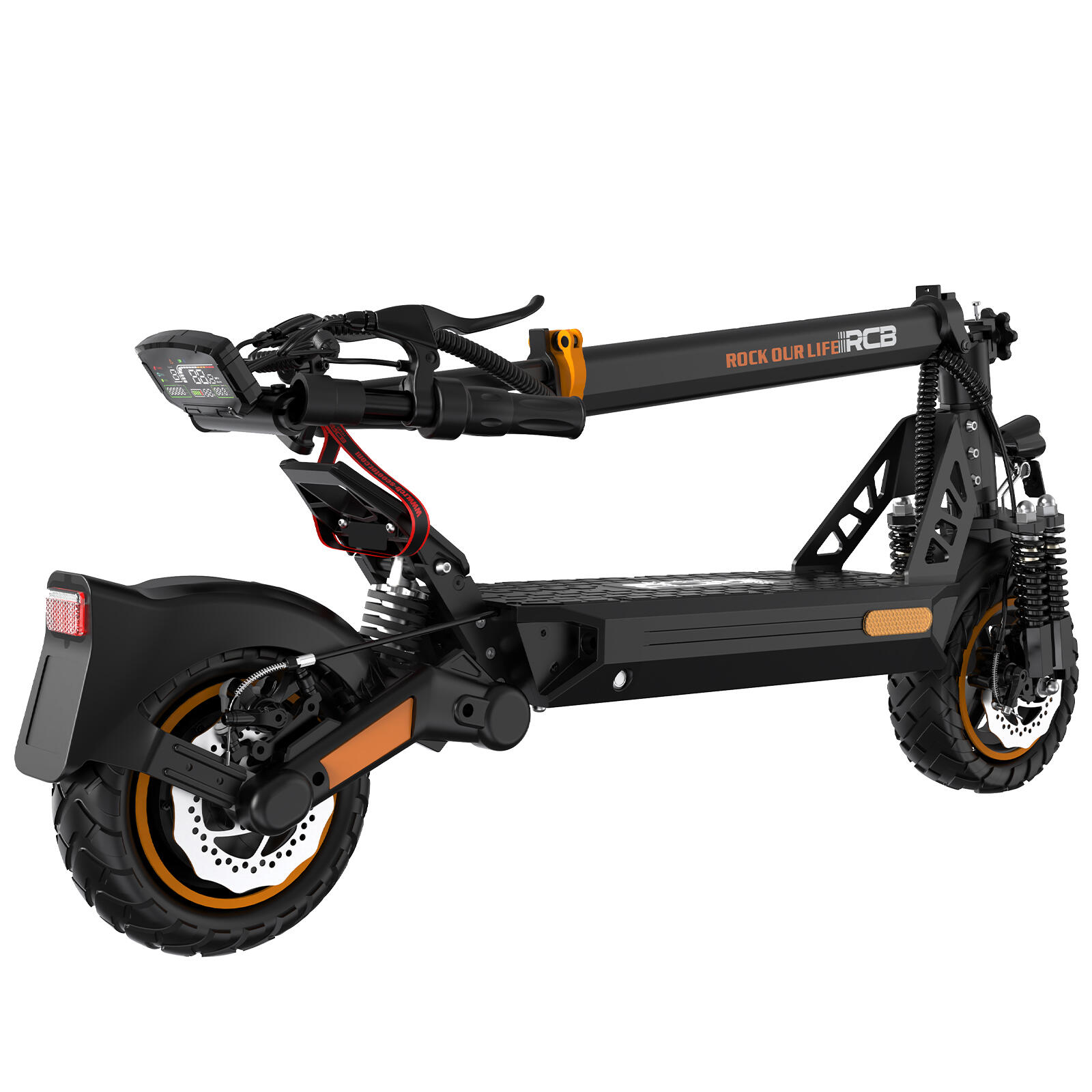 Elektroroller mit ABE, 500W, 27Ah, 120–140km, 10" Offroad – RCB D5 PRO 2/6