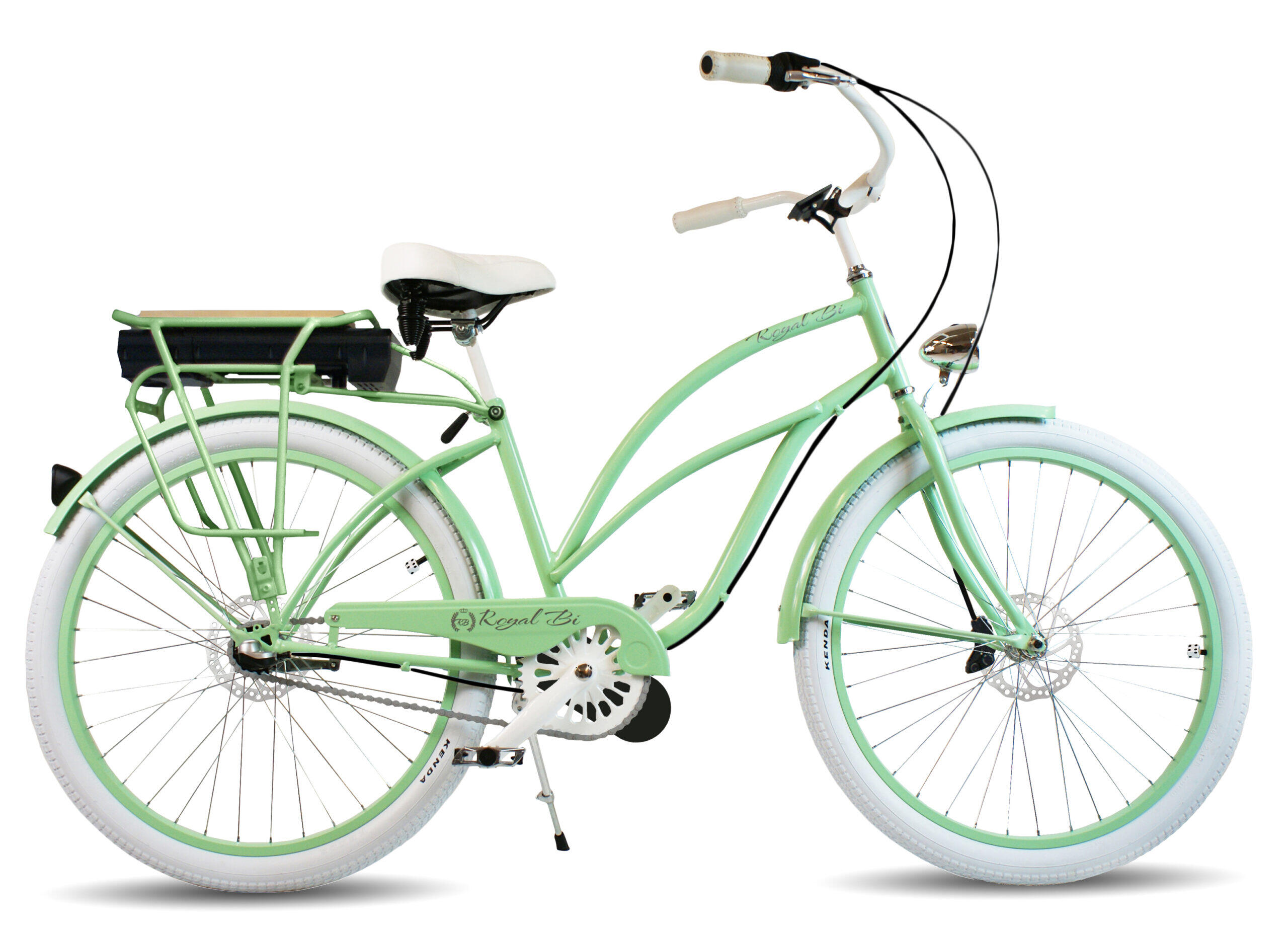 Rower elektryczny e-bike beach cruiser miejski damski Mojito 26