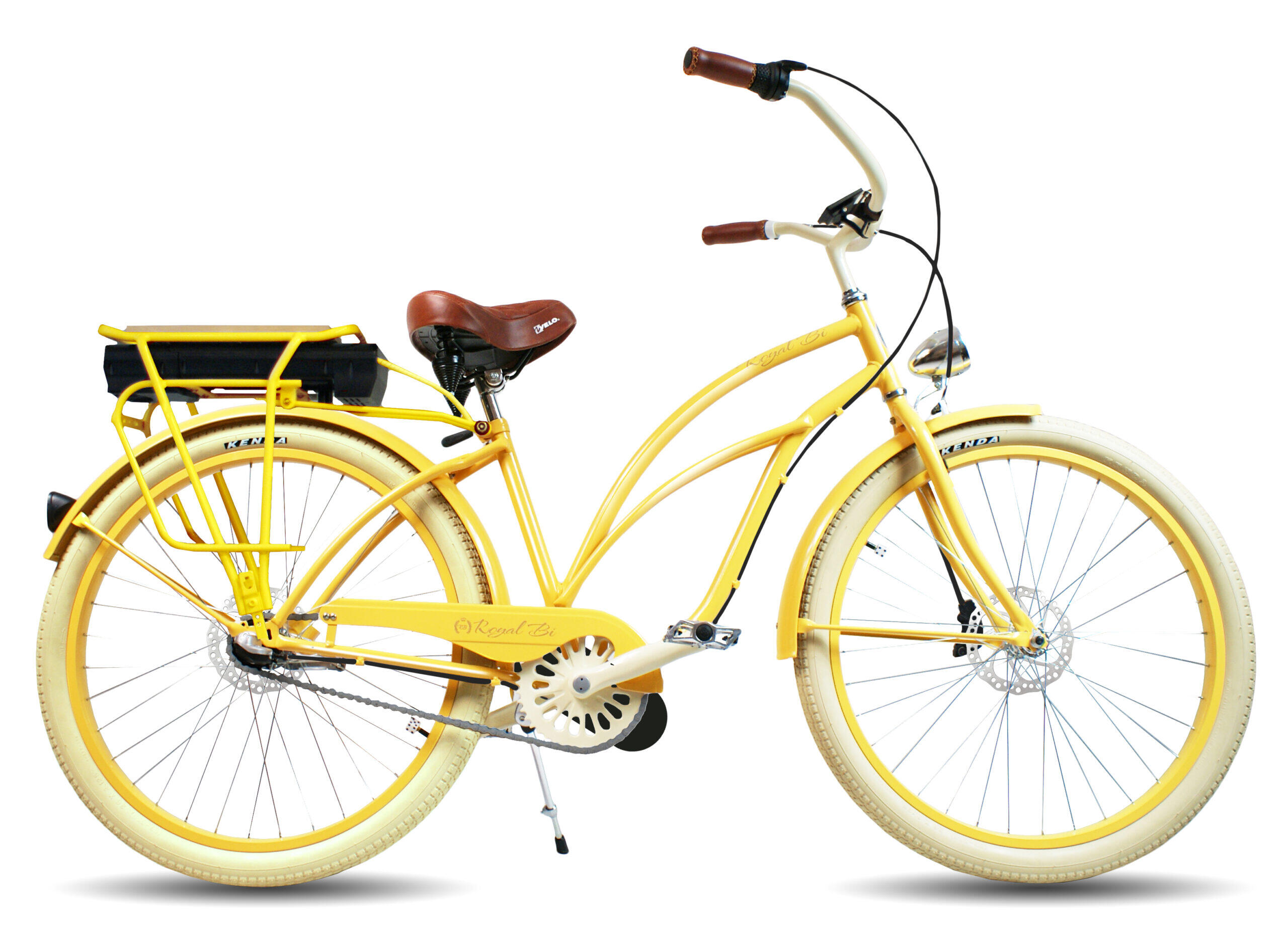 Rower elektryczny e-bike beach cruiser miejski damski Sunrise 26
