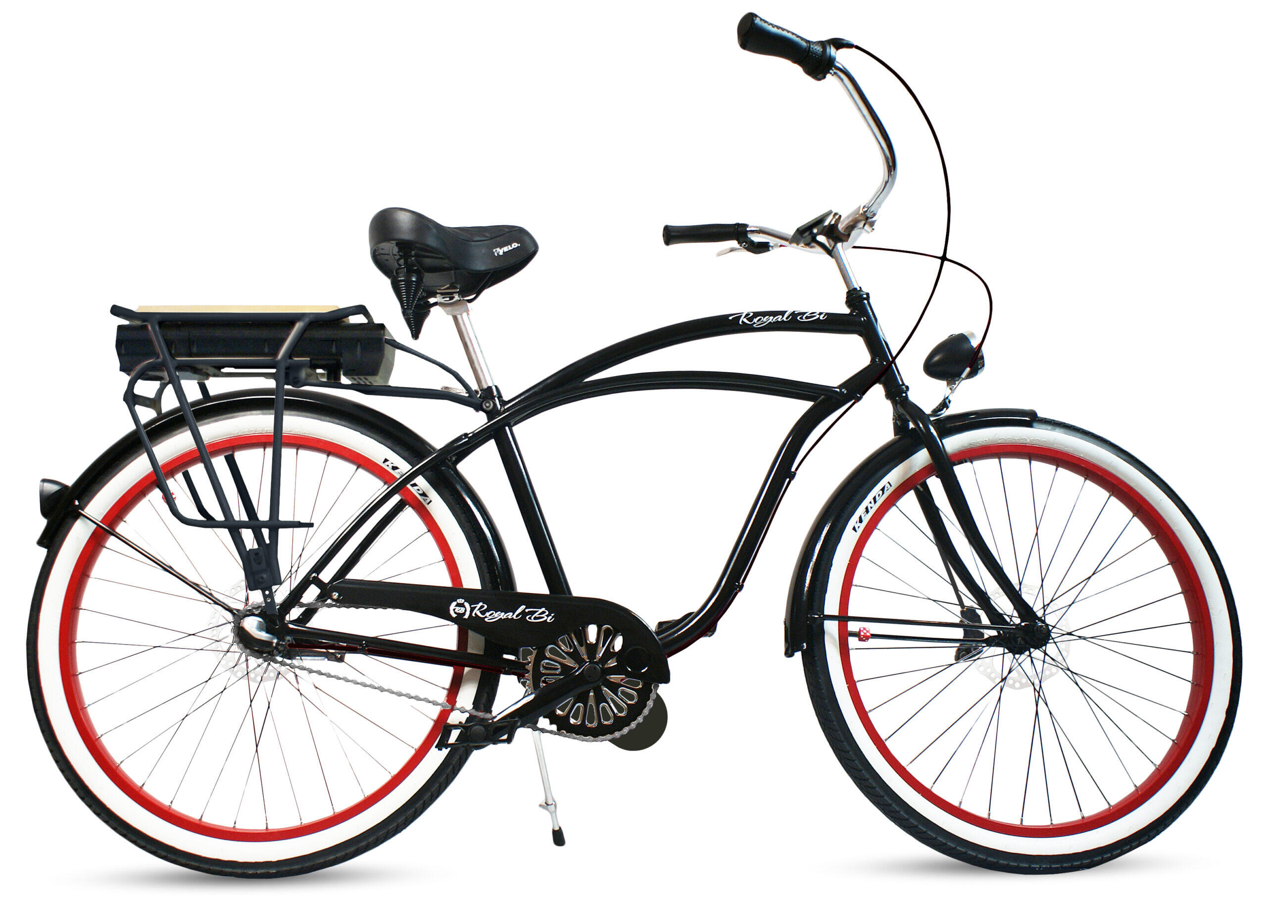 Rower elektryczny e-bike beach cruiser miejski męski Dracula 26
