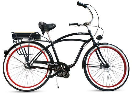 Rower elektryczny e-bike beach cruiser miejski męski Dracula 26