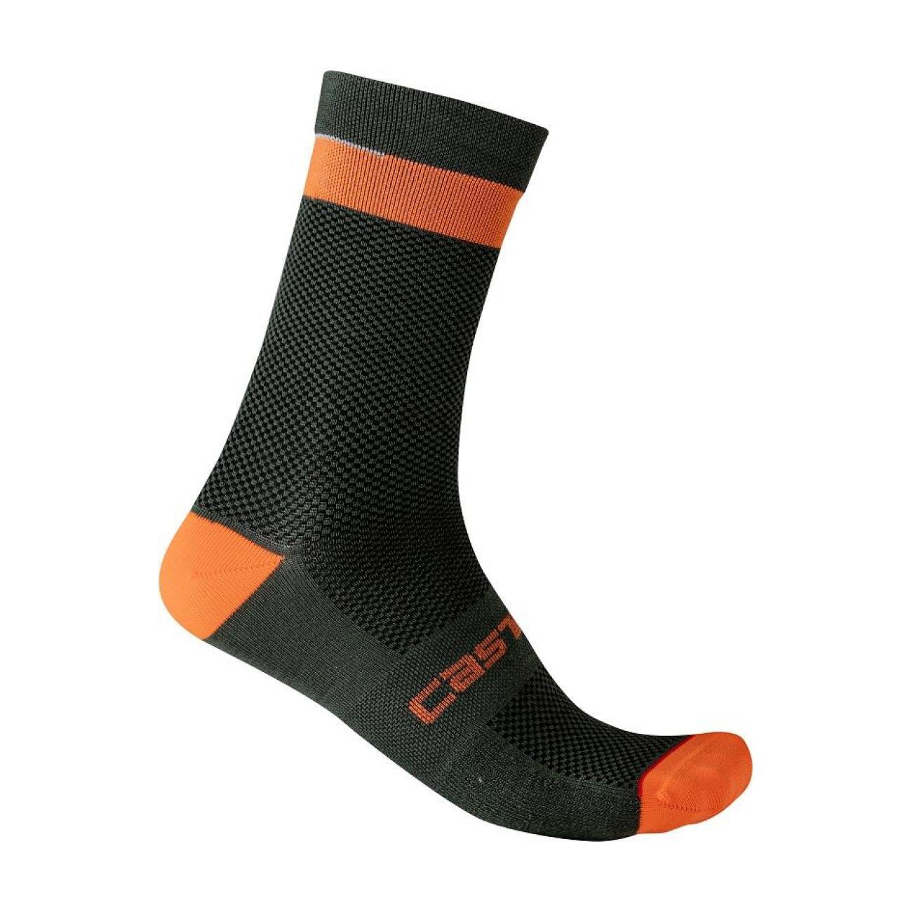 Castelli - Chaussettes Classiques - Alpha 18 - Chaussettes - Vert - Sm - Decathlon