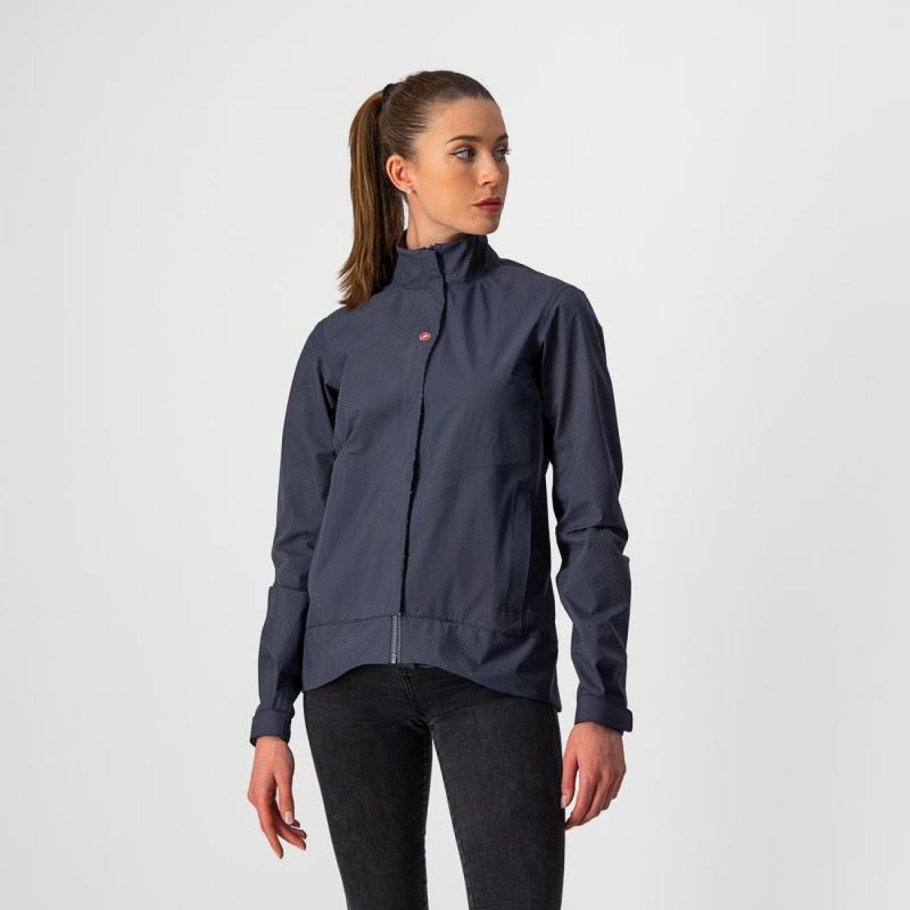 CASTELLI Fahrrad-Regenjacke - COMMUTER W REFLEX