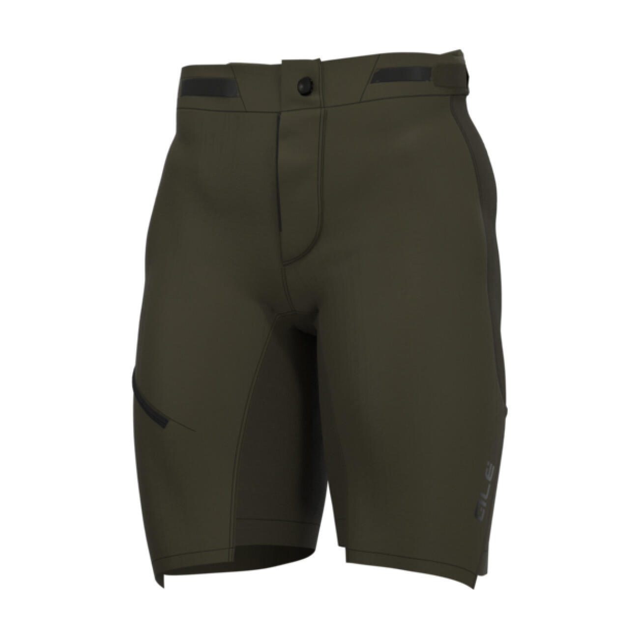 Alé Cycling - Short Sans Bavette - Off Road - Gravel Overland - Collant De Vélo Avec Bretelles - Vert - Decathlon