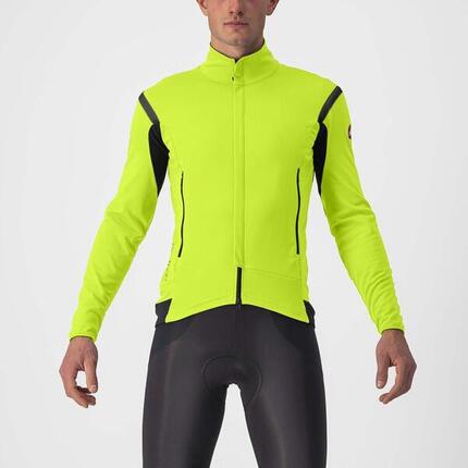 Castelli Perfetto RoS 2 Long Sleeve Jacket Dark Grey/Yellow