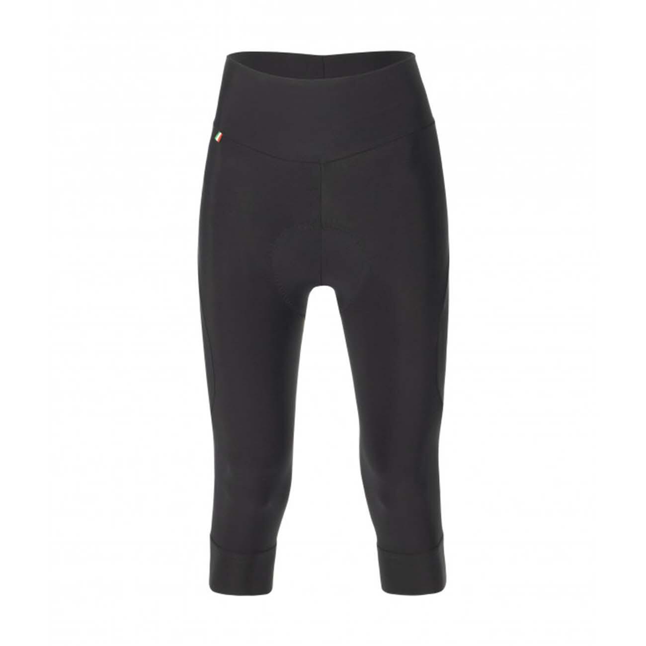 Santini - Pantalon 3/4 Sans Bretelles - Santini 1s Pro Alba - Corsaire De Vélo - Noir - Decathlon