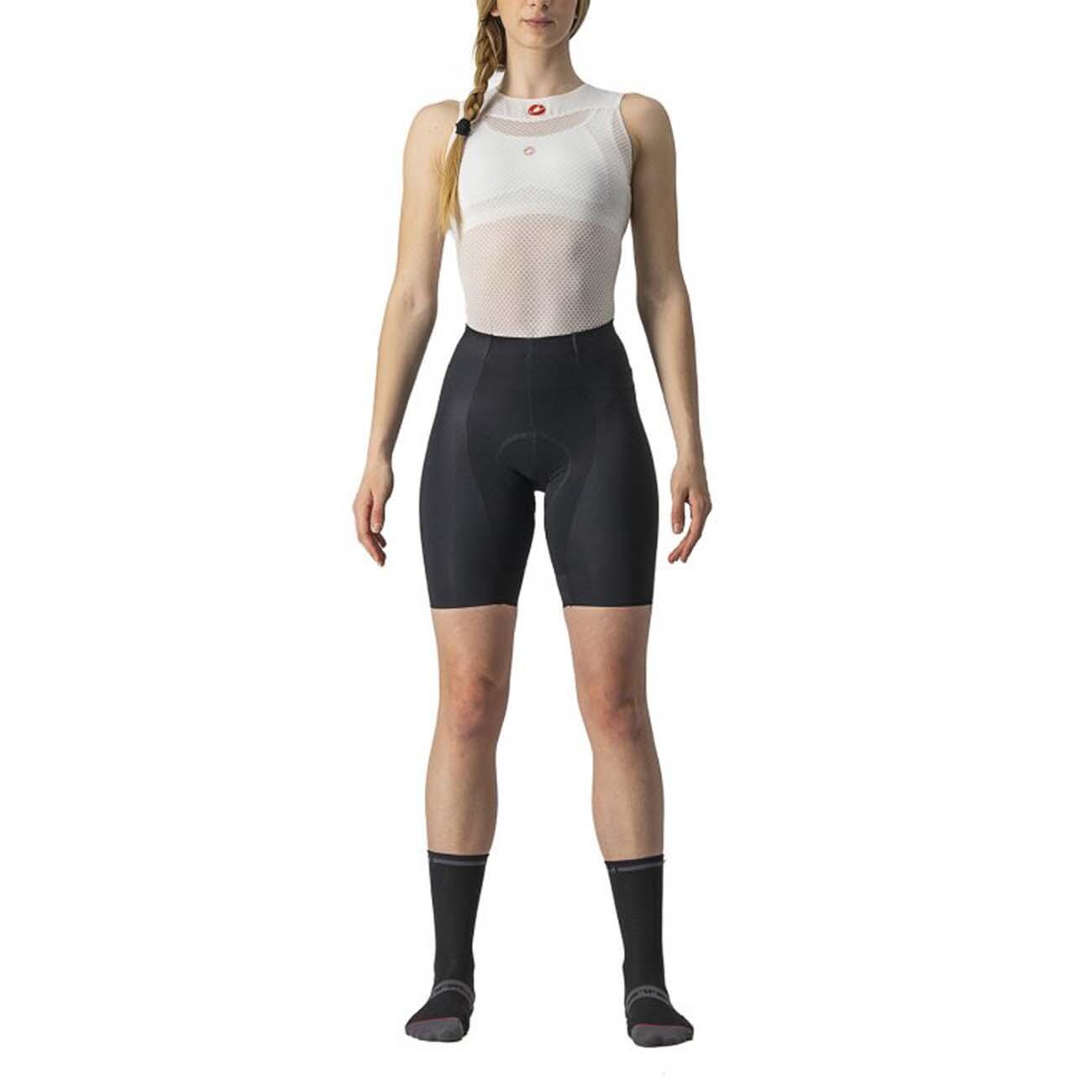 Castelli - Short Sans Bavette - Free Aero Rc Lady - Cuissard De Vélo À Bretelles - Noir - Decathlon