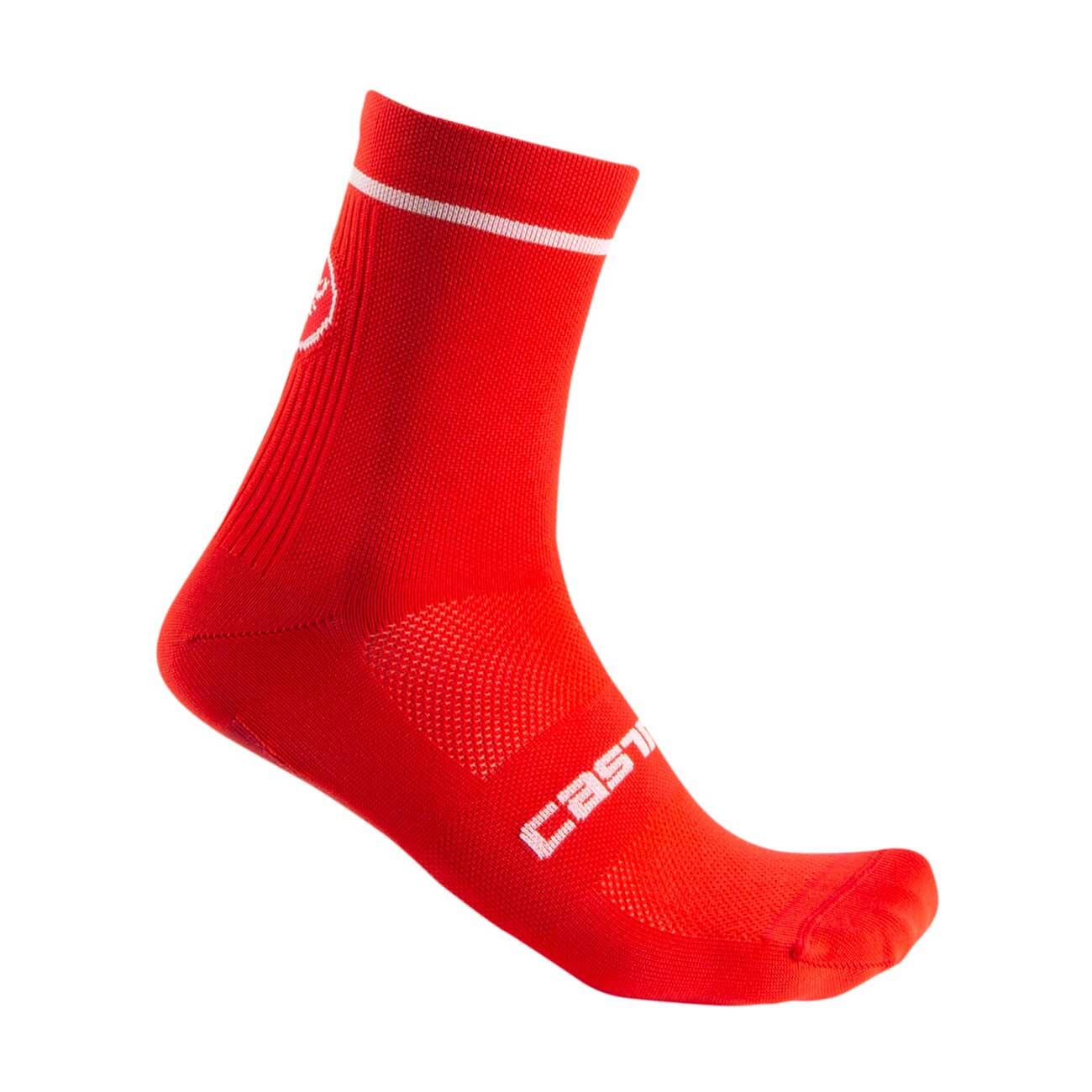 Chaussettes D'équitation Castelli Rouges Mi-mollet – Neuves Avec étiquettes