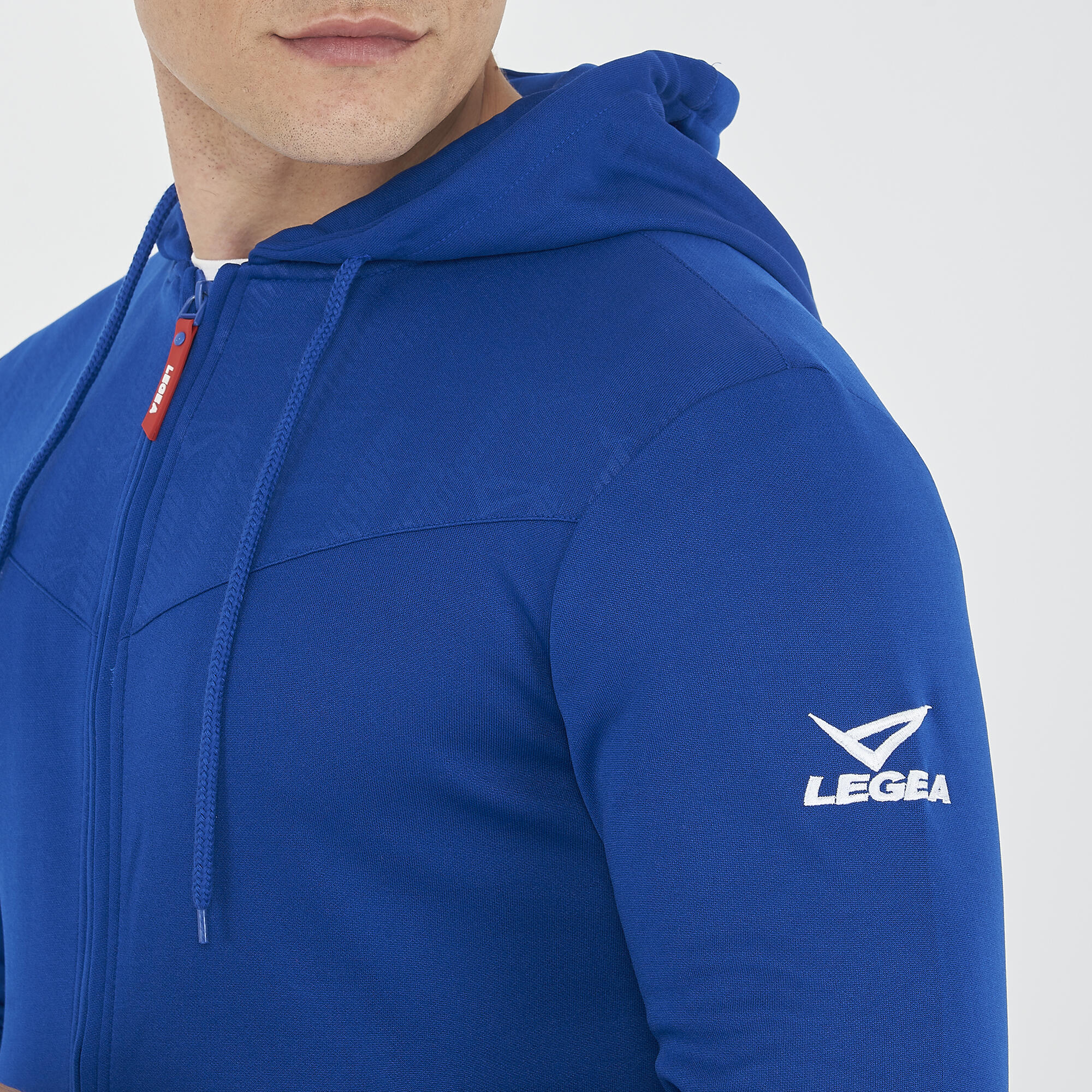 Femme Course Veste Saburo Capuche Caractéristiques Clés Bleu 4/6