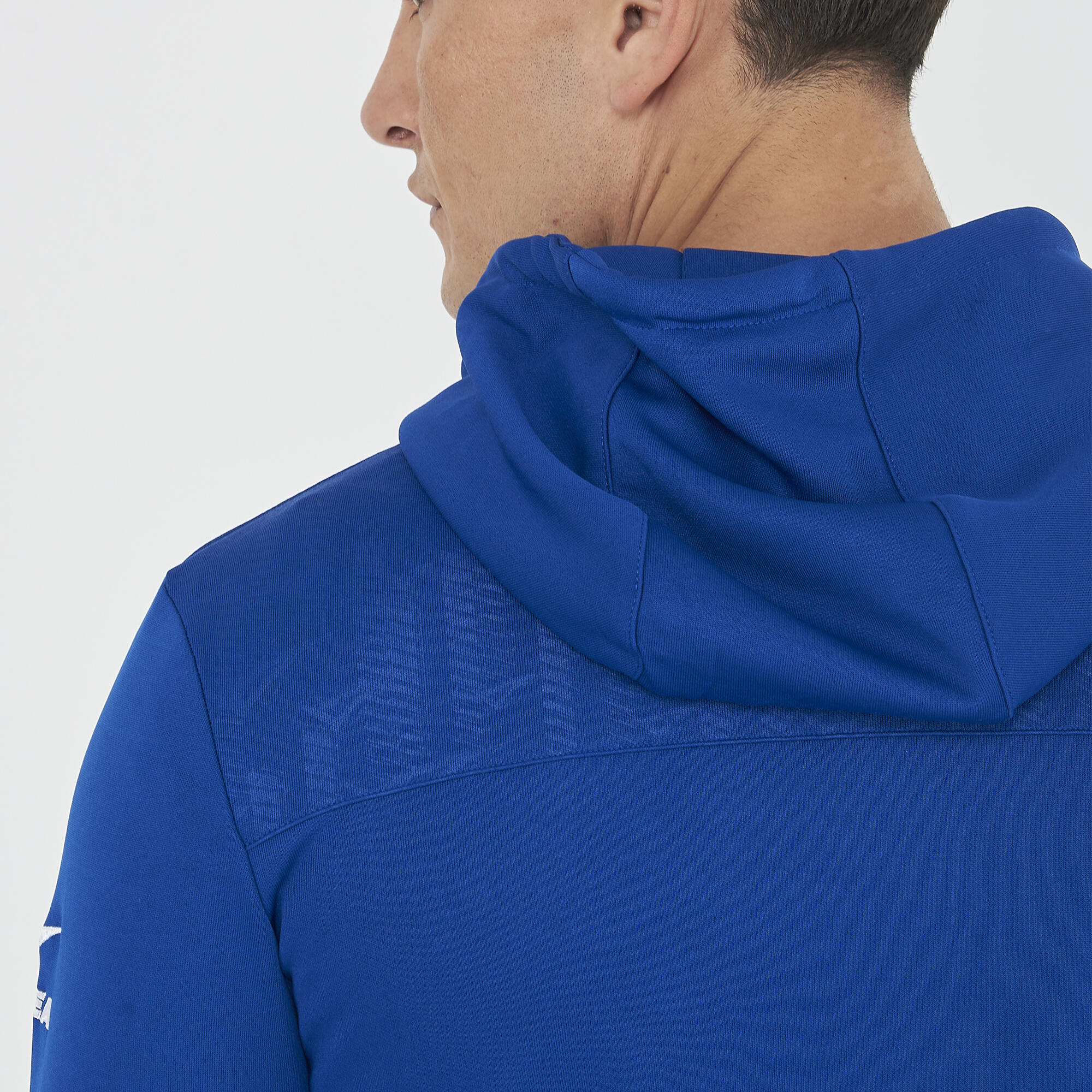 Femme Course Veste Saburo Capuche Caractéristiques Clés Bleu 5/6