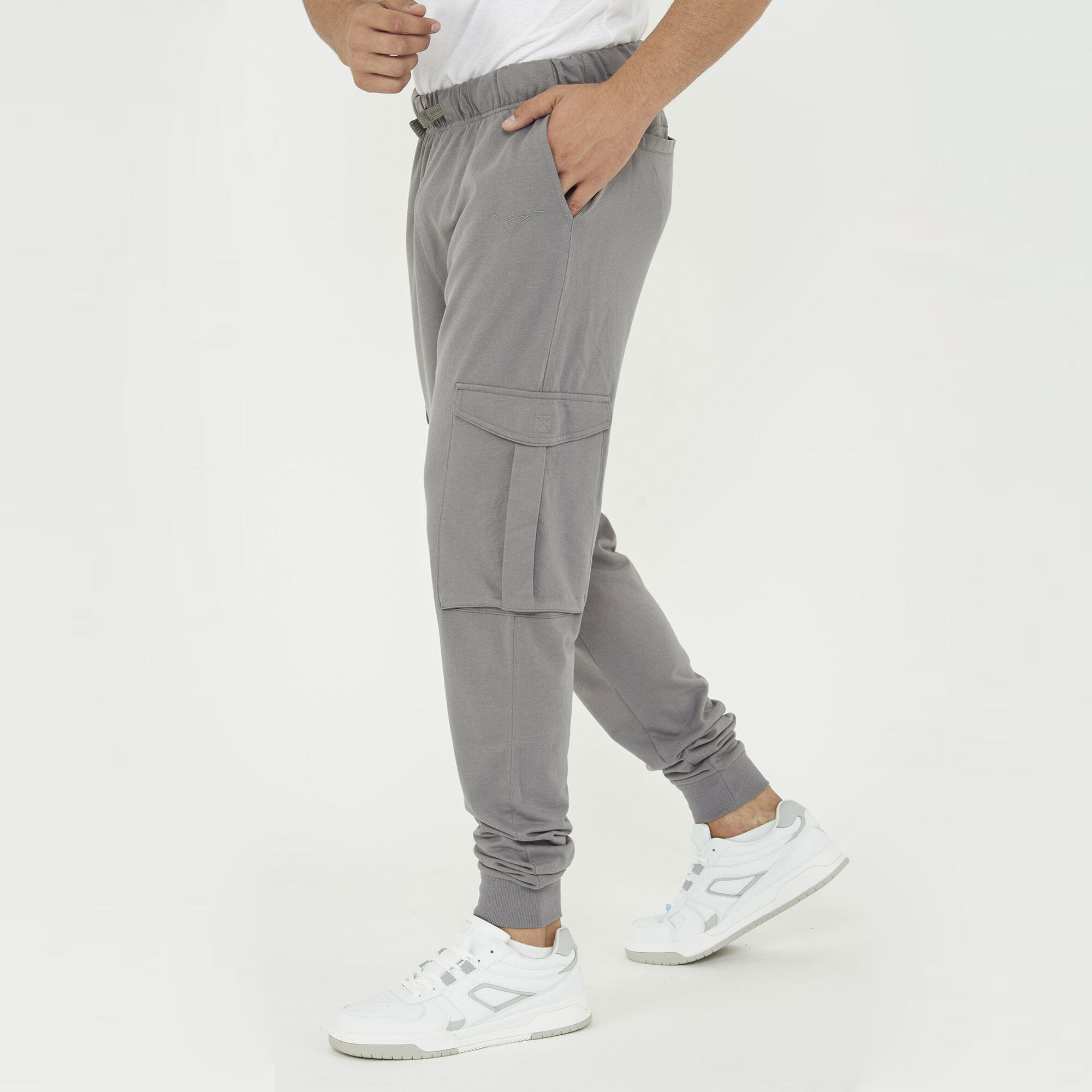 Pantaloni sportivi F CARGO grigi 5/6