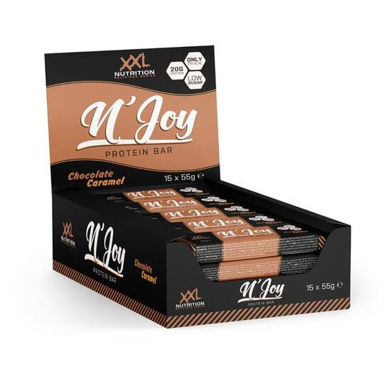 N'Joy Protein Bar - 20g Proteïne, Eiwitreep - Chocolade Karamel - 15 Pack
