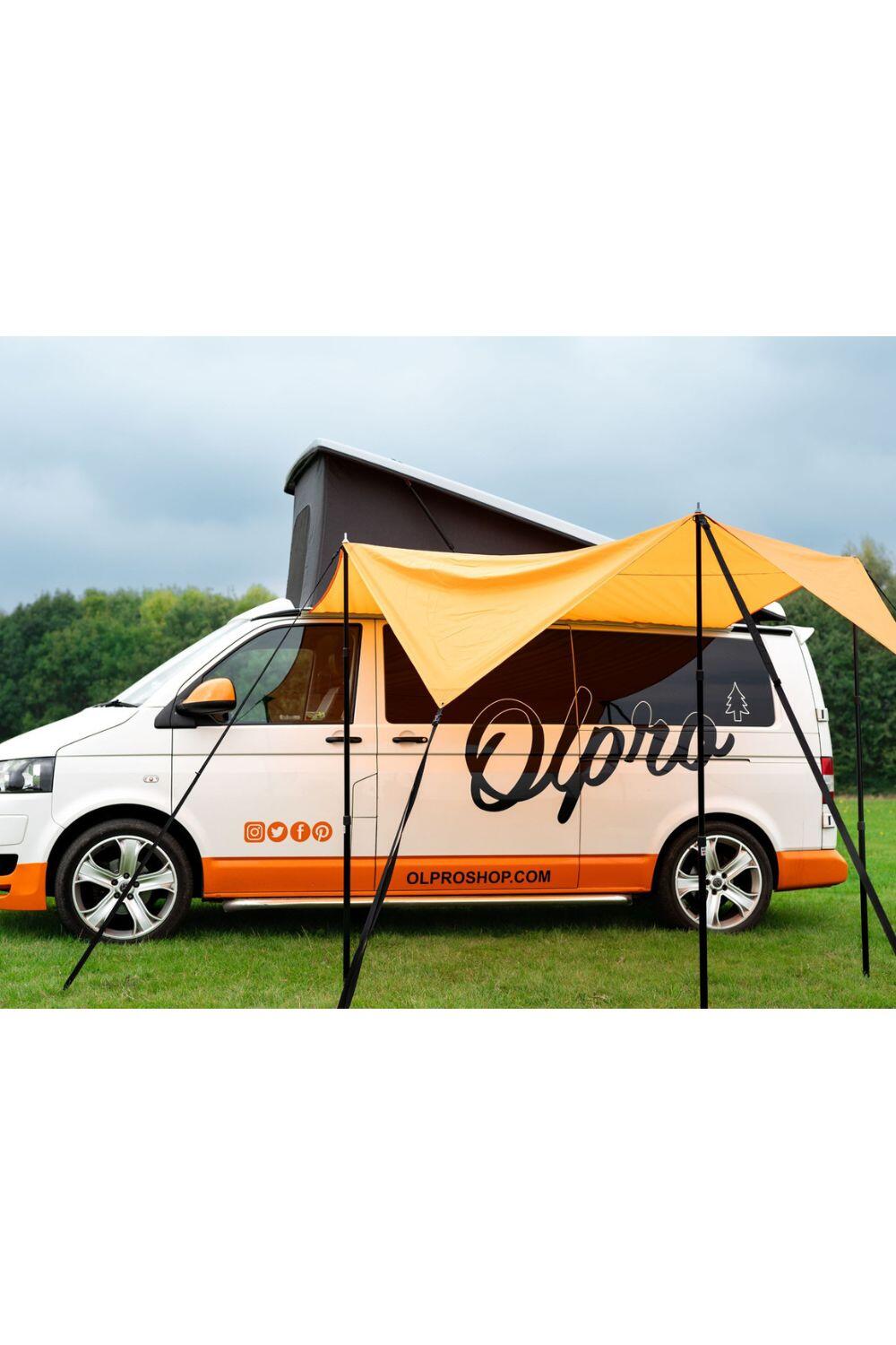 Multi Shade Campervan Canopy Orange 3/6