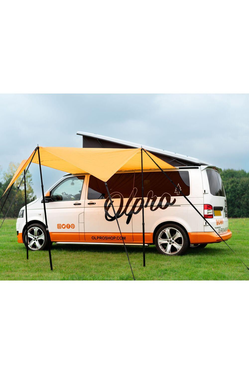 Multi Shade Campervan Canopy Orange 4/6