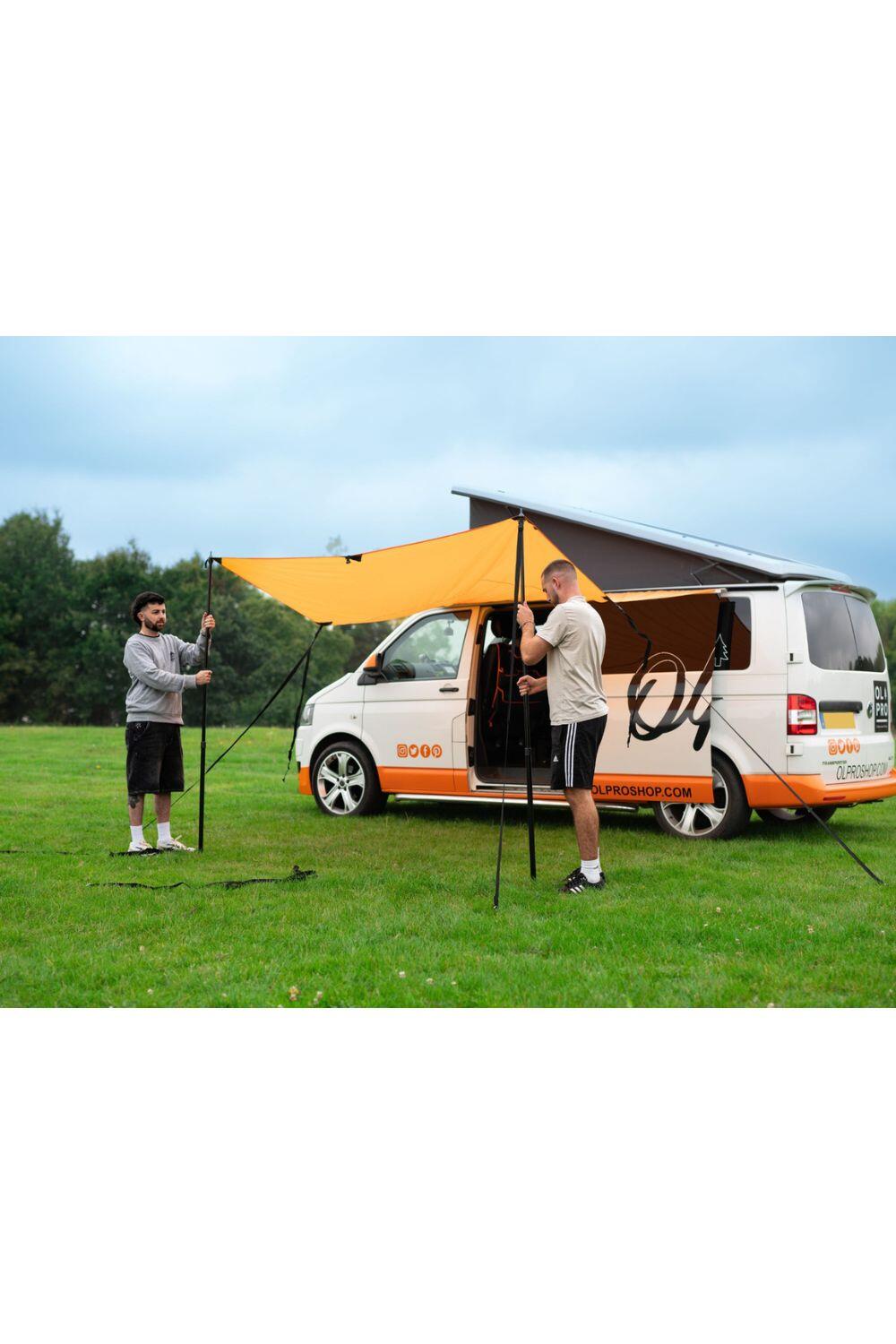 Multi Shade Campervan Canopy Orange 2/6