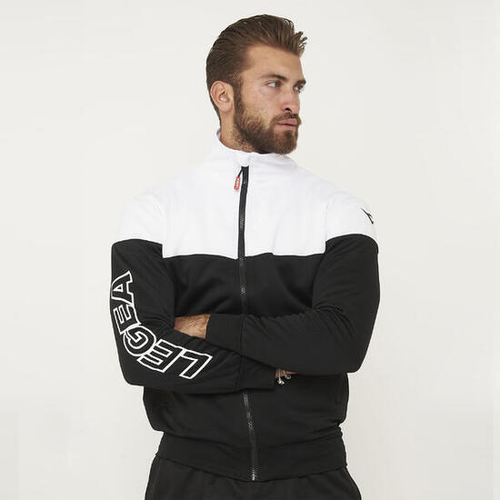 Veste Ontario Senior Running Activités Extérieures Noir-Blanc