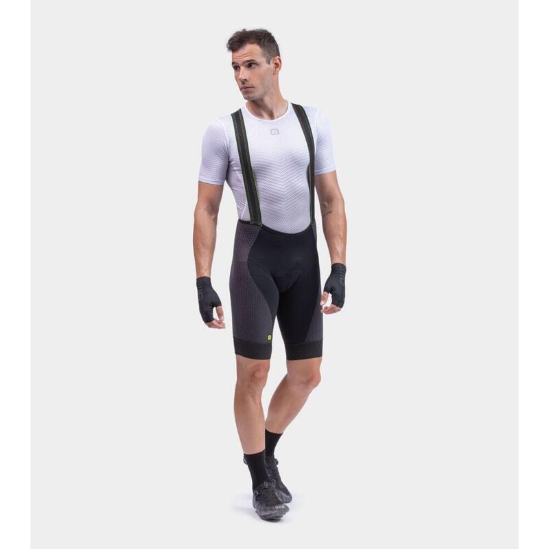 Spodenki rowerowe męskie Alé Pantalone C/B Velocity HD2 bibshort