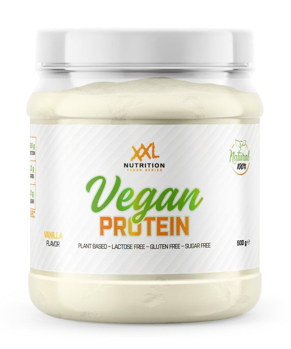 XXL NUTRITION Vegan Protein - Tot 20g Proteïne, Vegan Eiwitpoeder - Vanille - 500 gram