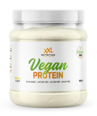 Vegan protein - tot 20g proteïne. vegan eiwitpoeder - vanille - 500 gram