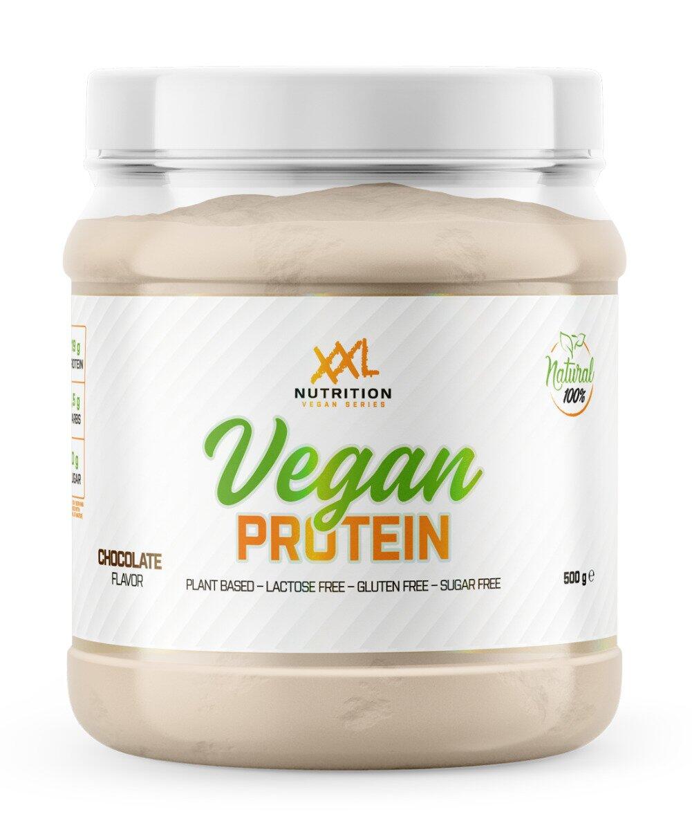 XXL NUTRITION Vegan Protein - Tot 20g Proteïne, Vegan Eiwitpoeder - Chocolade - 500 gram