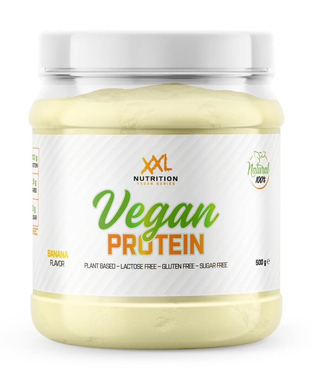 XXL NUTRITION Vegan Protein - Tot 20g Proteïne, Vegan Eiwitpoeder - Banaan - 500 gram