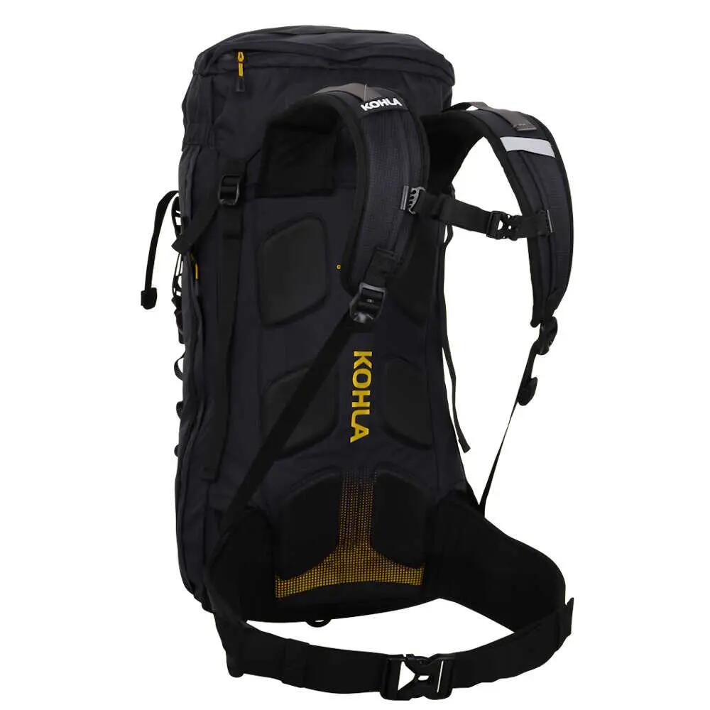 KOHLA ALPINIST 25 LITERES HÁTIZSÁK, FEKETE-SÁRGA 2/8