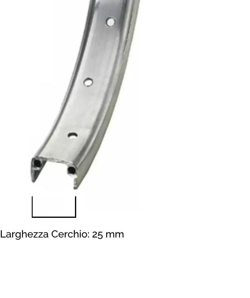 Cerchio Ruota Completo Posteriore 20" X 1.75 + Copertone + Camera Bici City Bike 4/6