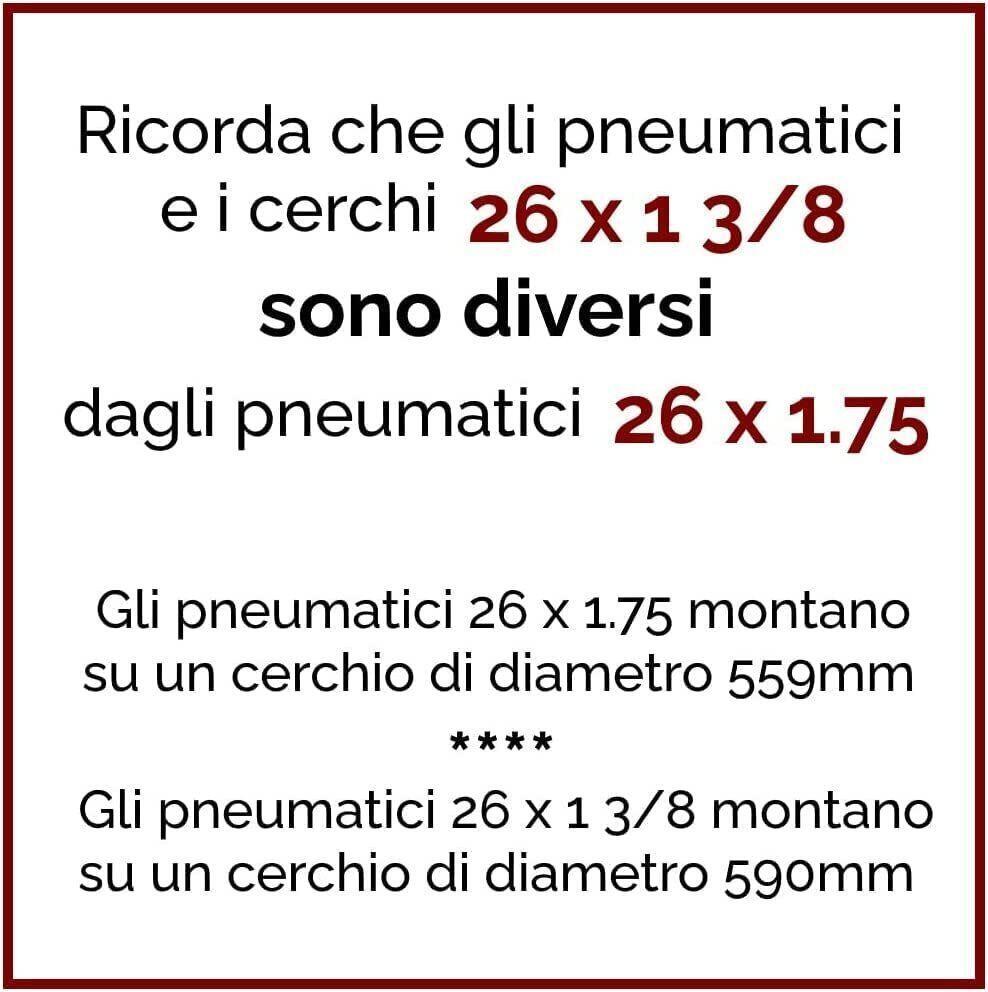 Ruota / Cerchio Posteriore 26 " X 1. 3 / 8 + Pignone 18 Denti Bici + Flap 2/4