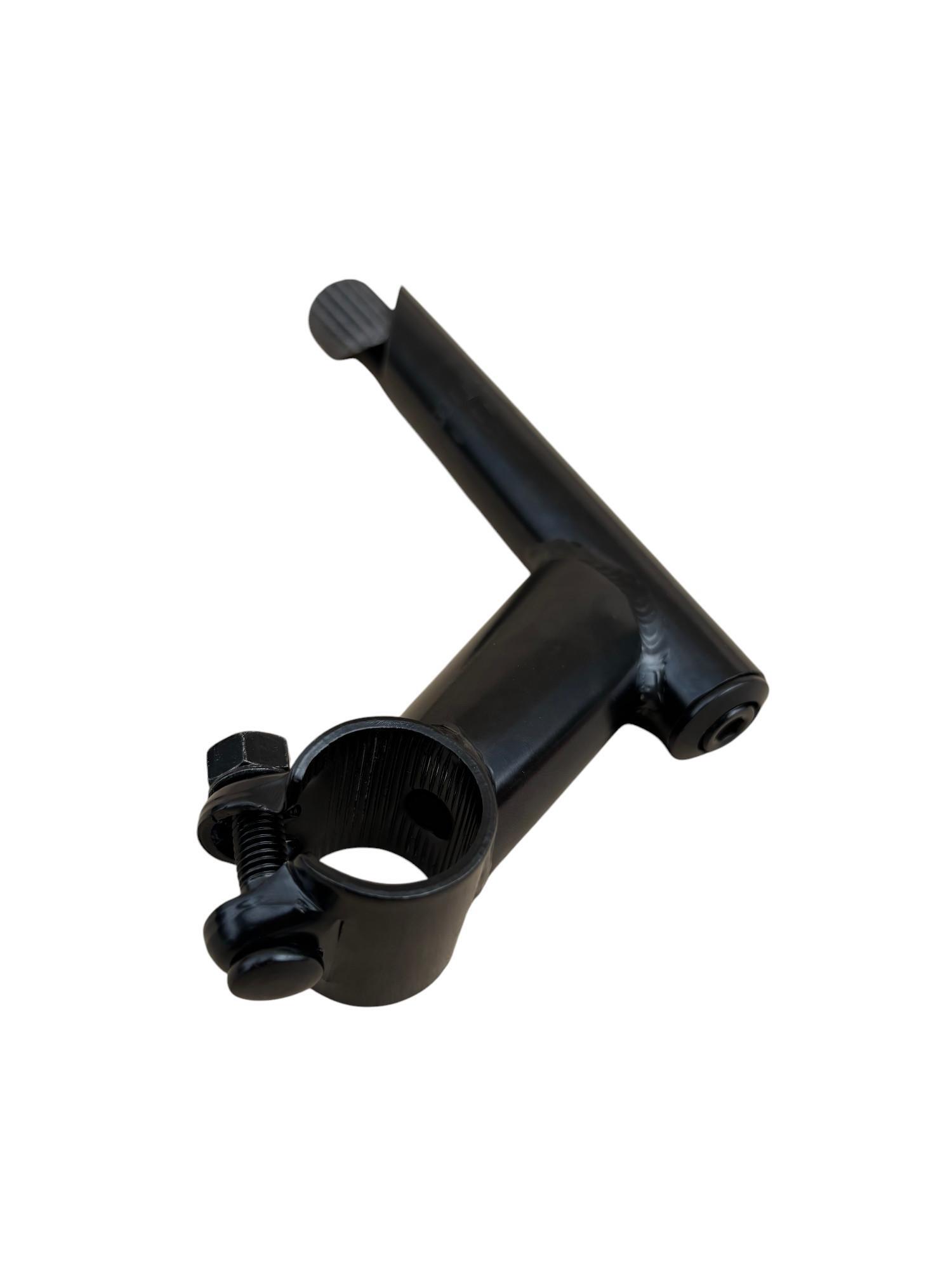 Attacco Manubrio Per Bici Acciao Nero City Bike - Resistente Antiruggine 22.2 Mm 3/3