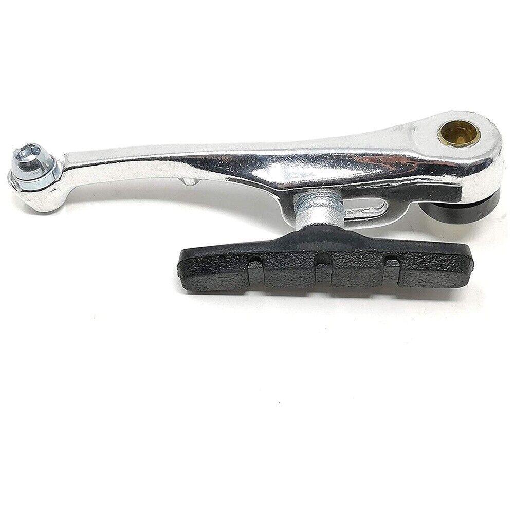 Freno V-Brake Per Bici Alluminio Cromato Pinza Con Pattini 7/7