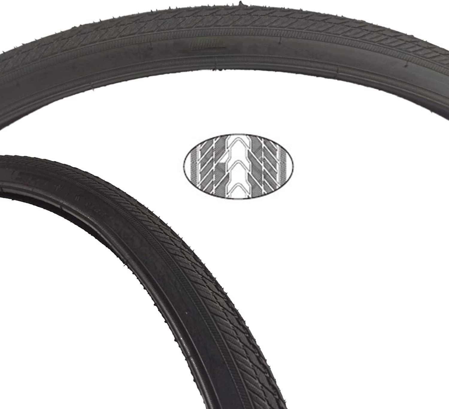Coppia Ruote Bici Complete 26" X 1. 3/8 Cerchio + Copertone + Camera + Pignone 1 3/6