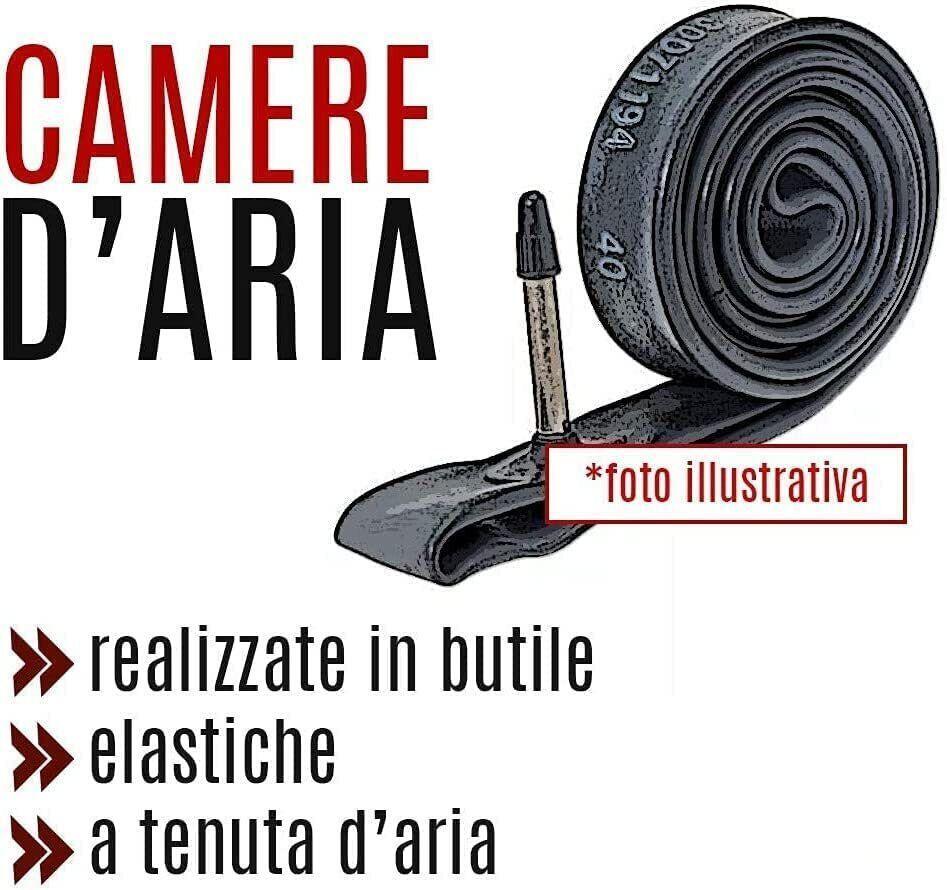 2 Copertoni + 2 Camere D'Aria 26 X 1 3/8 (37-590) Per Bici CityBike, Olandese, Passeggio | Gomma Nera, Antiforatura, Valvola Regina - Foto 9