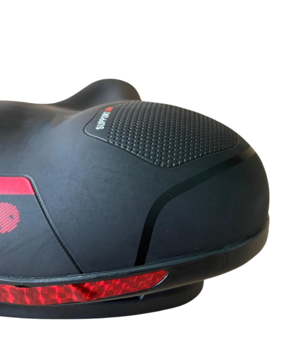 Sella Nera Black Per Bici City Bike Confort Comoda Unisex + Tubo Sella Cromato 5/7