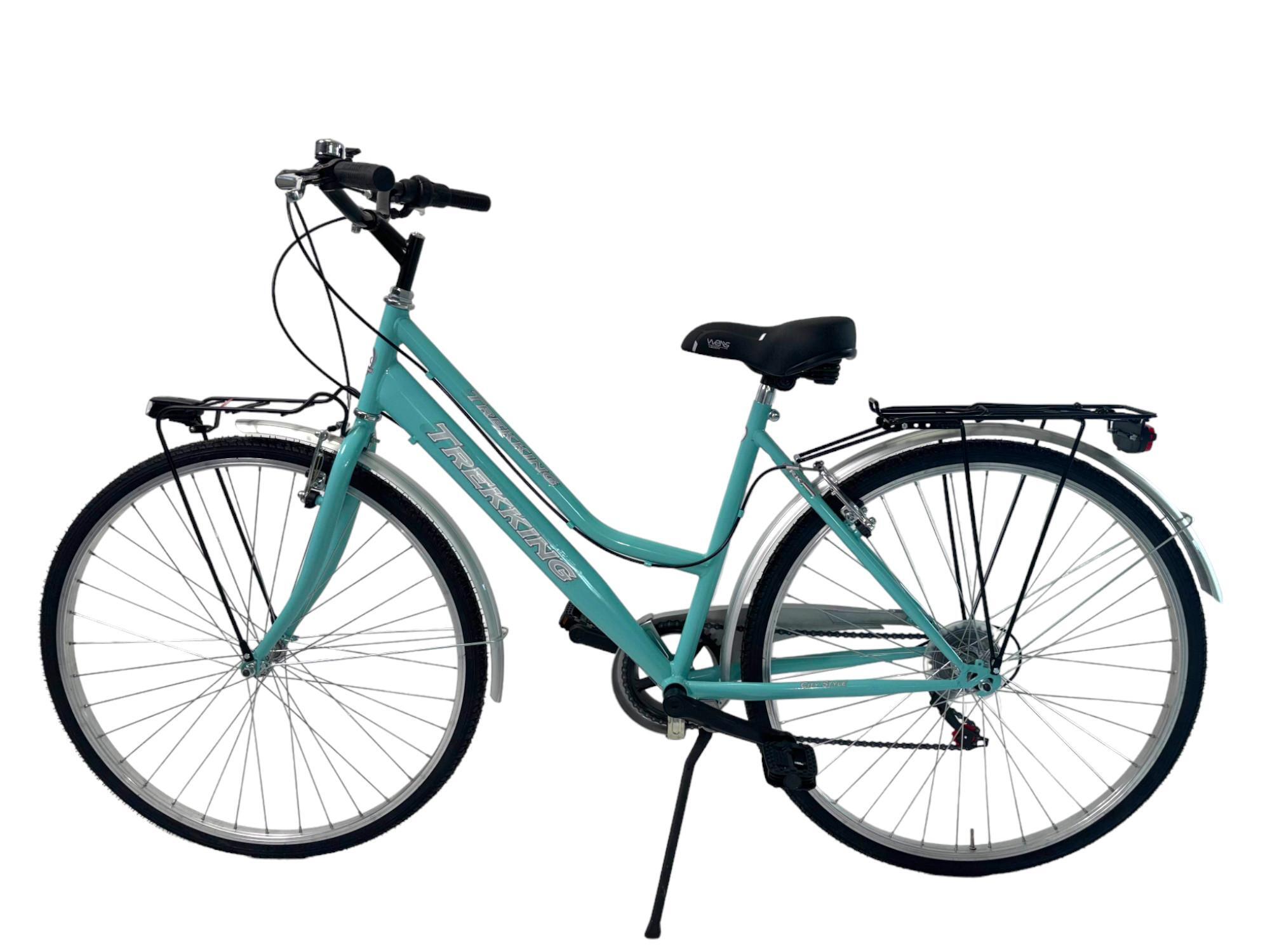Bicicletta Donna Passeggio Misura 28 Con Cambio Tiffany, Borse, Cestino Vimini 6/7