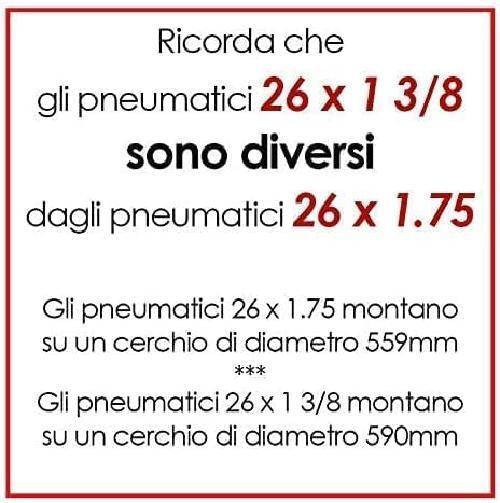 Copertone + Camera D'Aria 26 X 1 3/8 Per Bicicletta City Bike Olanda 7/7