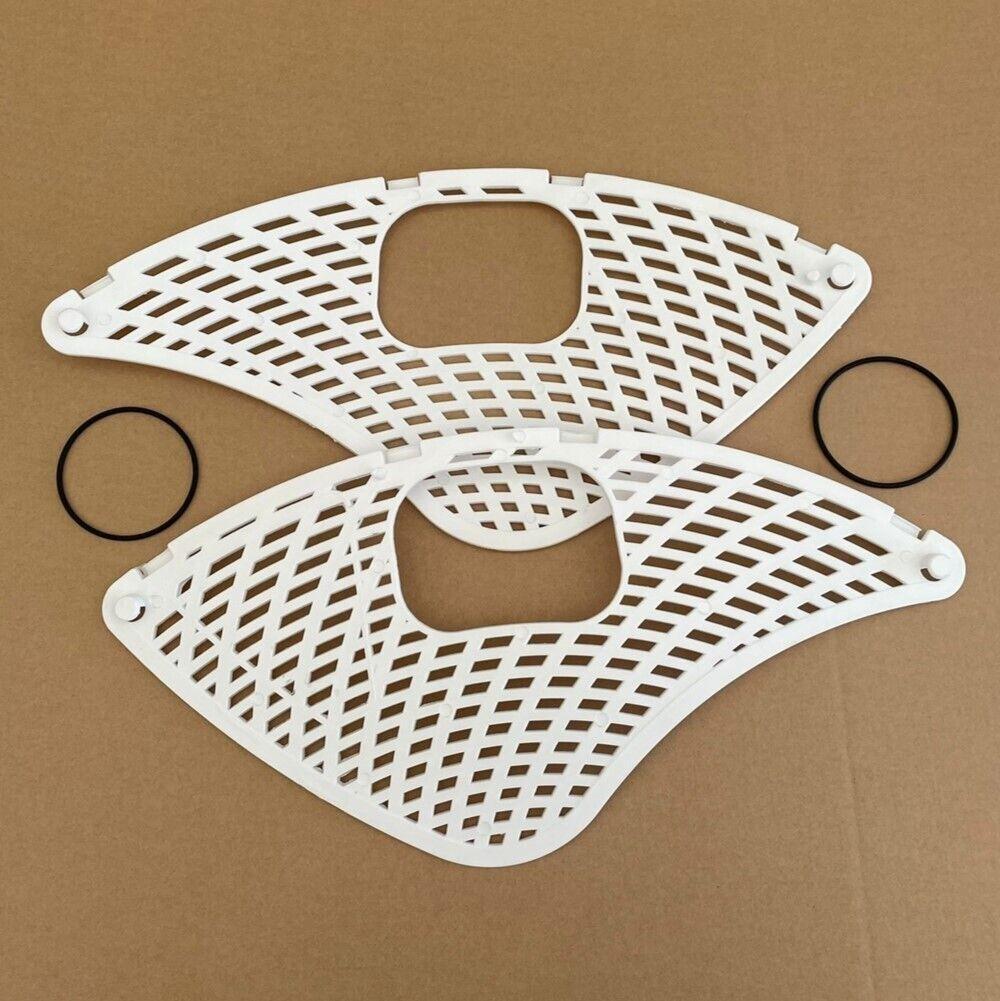 Coppia Paraveste Bici 26 In Plastica Con Molle-Bicicletta Olanda-Bianco 3/4