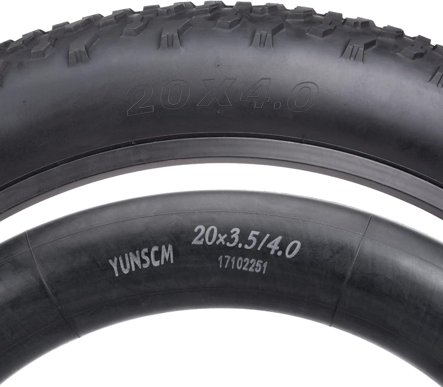 Copertone Fat Bike Tassellato 20 X 4.0 Antiforatura + Camera D'Aria 2/5