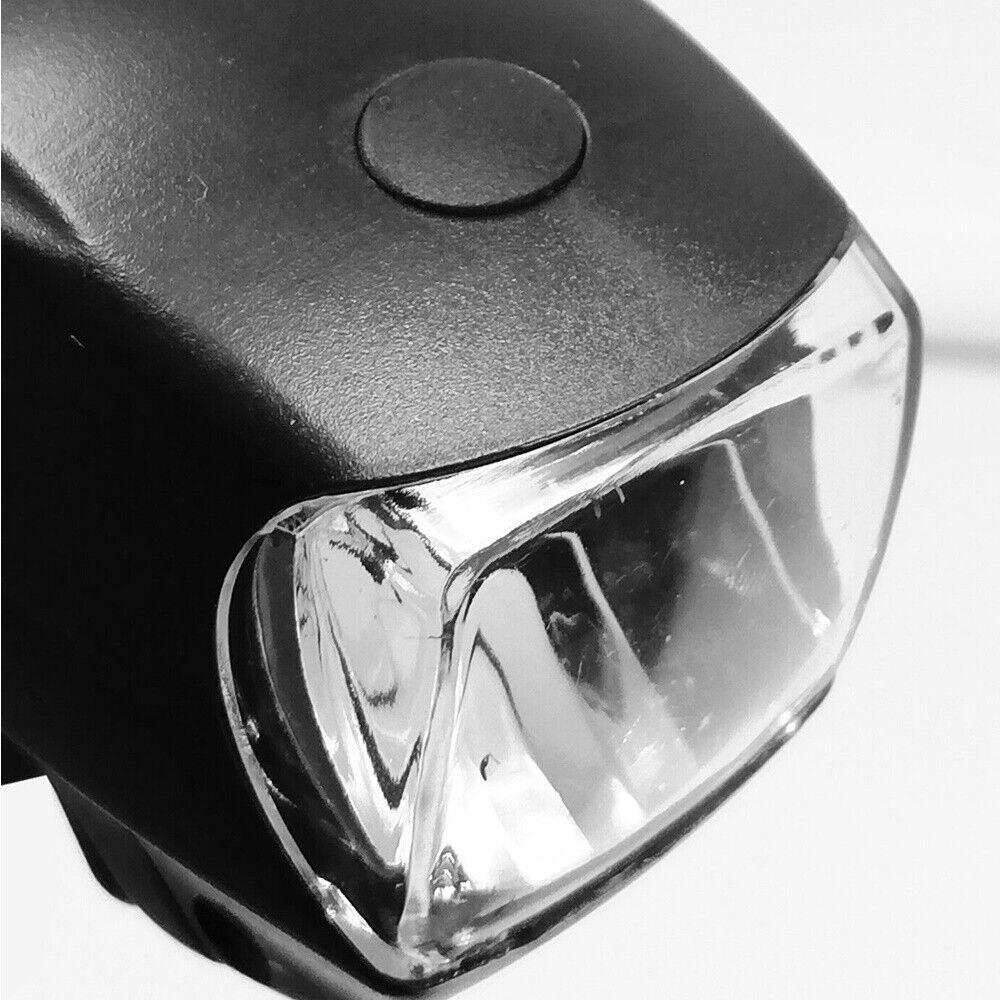 Fanalino Luce Anteriore Bicicletta Led Alta Visibilità Con Supporto Universale 3/4